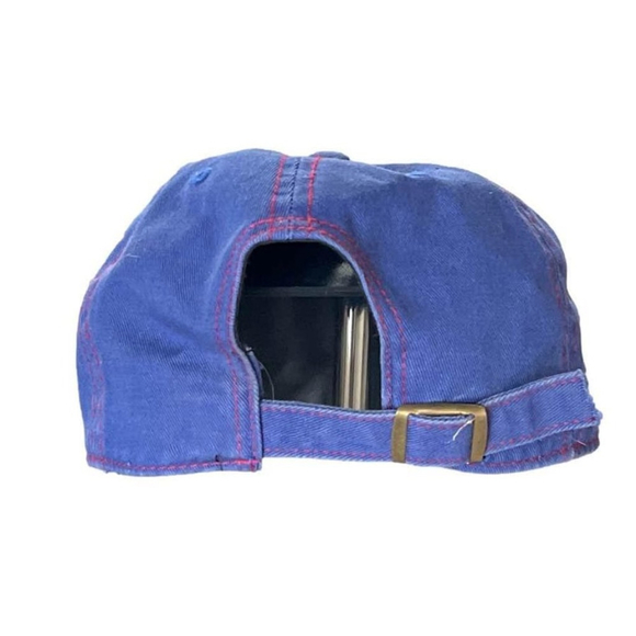 Chicago Cubs MLB Cooperstown Collection Vintage Washed Blue Adjustable Hat - Picture 3 of 5